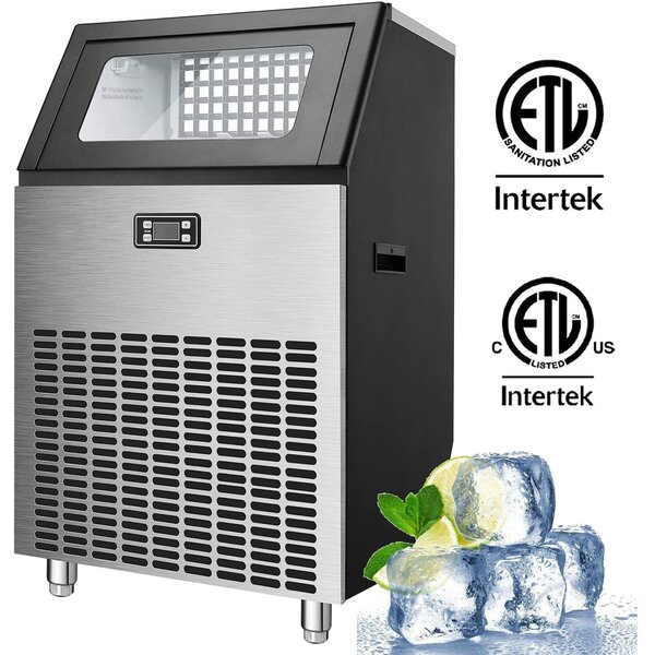 YUKOOL 265 Ib. Daily Production Freestanding Clear Ice Maker Z58120