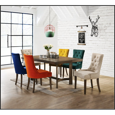 Ensemble de salle à manger 11 pièces en chêne patiné avec table spacieuse, 8 chaises et buffet pour des réunions de famille confortables et un usage quotidien