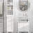 Linen Storage Tower - 3 Shelf Optimize Bathroom Organization Freestanding Maximize