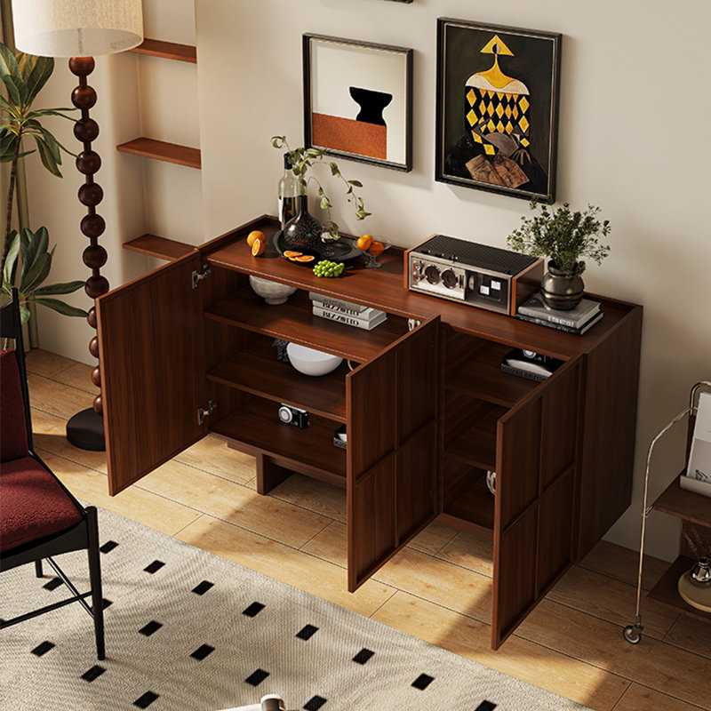 Exquisite Practical Retro Simple Accent Cabinet, Brown