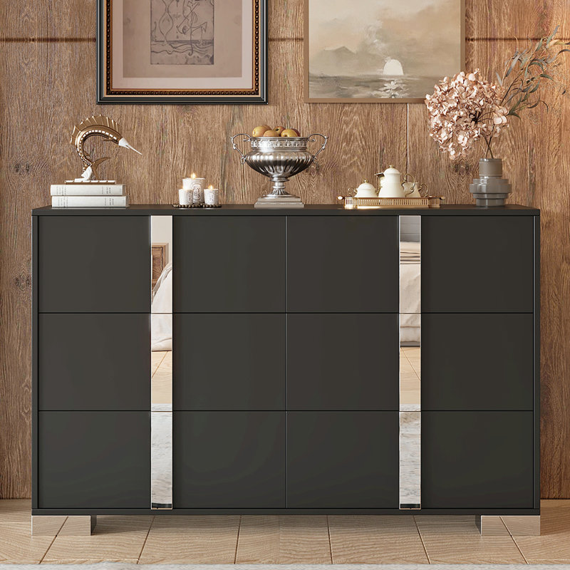 Commode moderne 6 tiroirs l 47,2 po