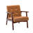 Havva 21.65'' Wide Tufted Artificial Leather Mid-Century Modern Armchair-1174366874