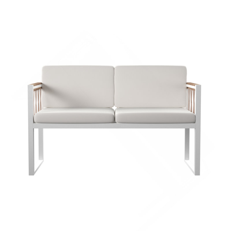 Cushioned Outdoor Loveseat/Settee