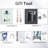 8 X 6 Ft Outdoor Storage With Lockable Doors & Transparent Panel - And Rust- Galvanized Steel 8Ft 6Ft Sliding Keeps Items Dry Protected