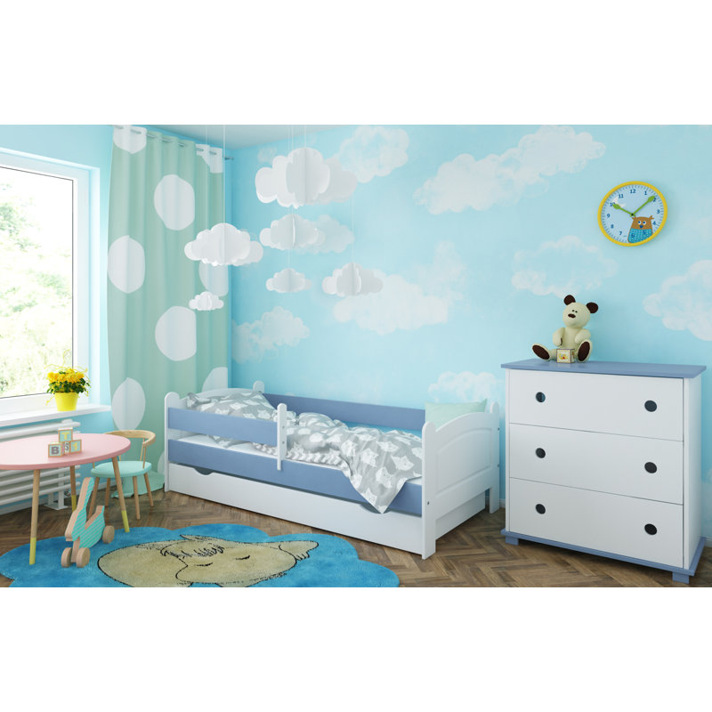 Kaiser Cabin Bed with Storage Included, 80 x 180cm, Blue, 80 x 180cm