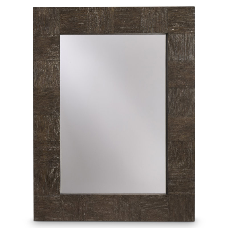 Linea 8 Drawer Dresser with Mirror, Cerused Charcoal