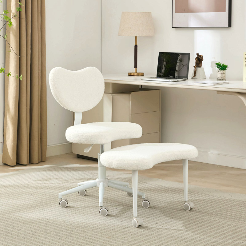 Ivory Meditation Chair Plus, Cross Legged Chair, With Wheels, Adhd Chair, Criss Cross Desk Chair, With Lumbar Support And Adjustable Stool, Flexible Design For Fidgety Sitters