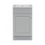 Meuble-lavabo 18 po avec lavabo, meuble-lavabo avec tablette de porte et tablette réglable, gris-1225908315
