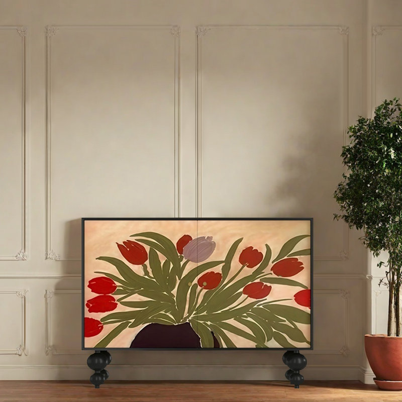 Armoire de décoration de salon d'art français