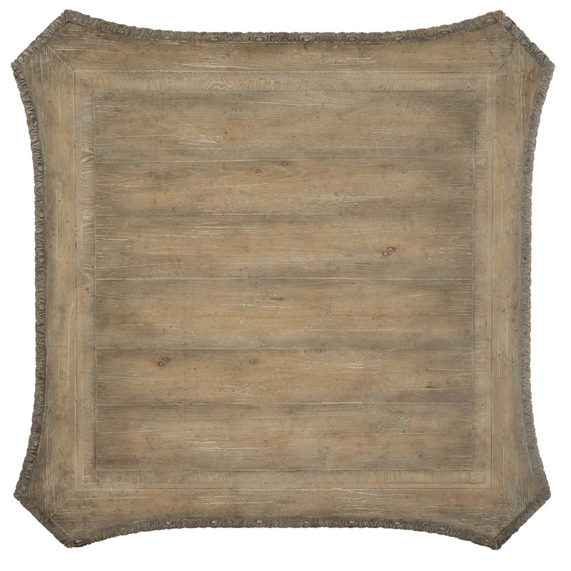 Castella Traditional Brown Square Wood Coffee Table with Storage