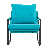 Similicuir cyan est en rupture de stock