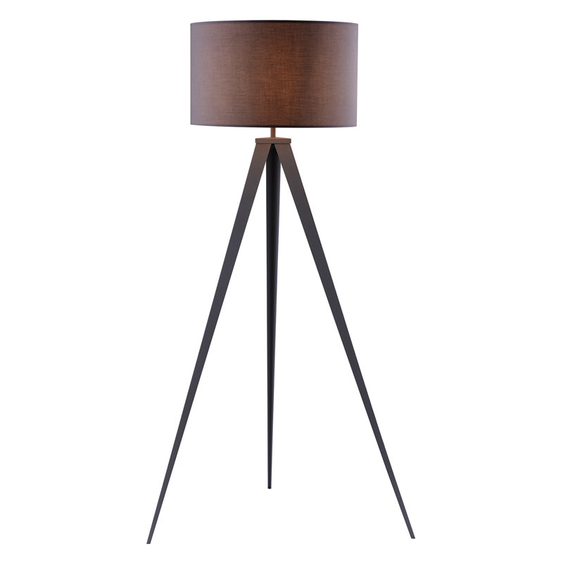 Darlington 157cm Tripod Floor Lamp, Grey 