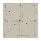 One-of-a-Kind 4'2" Hand Knotted Area Rug