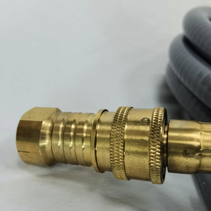 Natural Gas Hose For Water Heaters And Grills Secure Versatile With Steady Flow Low Quick Connect Ideal Fire Table Patio Applications Design Indoor Outdoor Use
