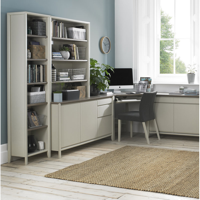Izzie 102cm Sideboard, Ivory/Brown