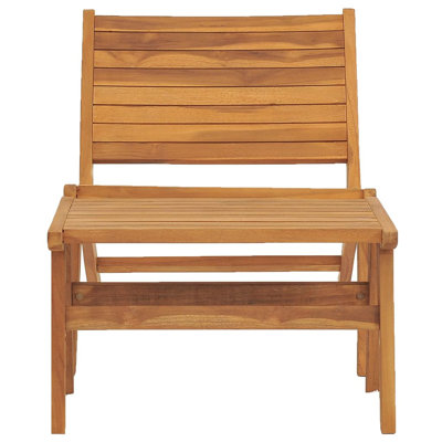 Chaise de patio en teck Villalba