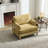 Chenille Upholstered Convertible Chair-87112325