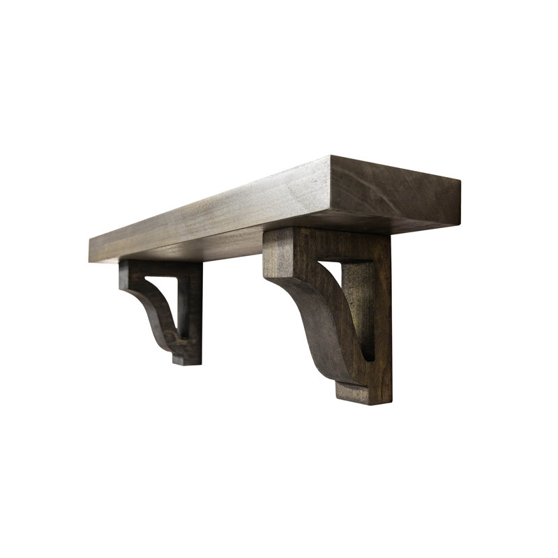 Rayne 2" Shelves/W Corbels, 9" H x 59" W x 6" D