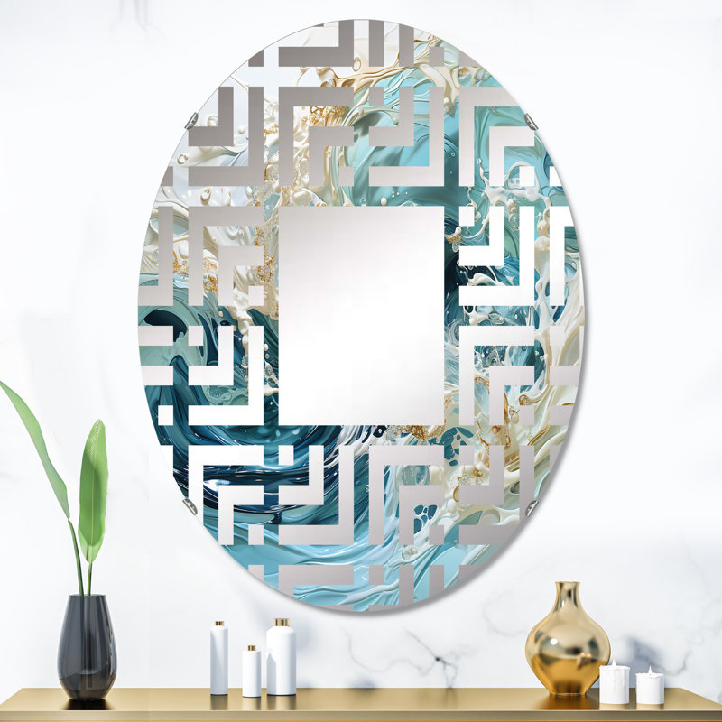 Miroir décoratif Ocean Charm, 35,4 po x 23,6 po