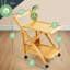 Wood Bar Cart