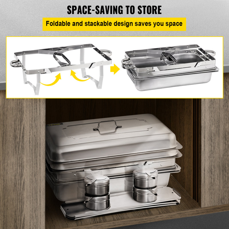 Stainless Steel Rectangle Chafing Dish