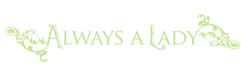 Décalcomanie murale "always a lady", H 15 po x l 75 po x P 0,01 po, Tarte à la lime