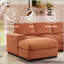 Canapé modulaire à assise profonde avec repose-pieds et canapé-lit Corduroy-1298031051