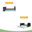 Lit de jour en bois pleine grandeur avec lit gigogne simple, bureau et port USB-118440964