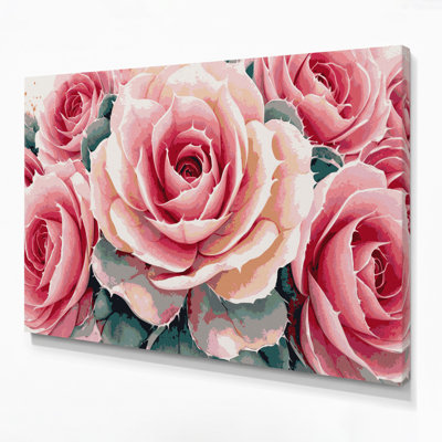 «Botanical Desert Rose», art mural sur toile