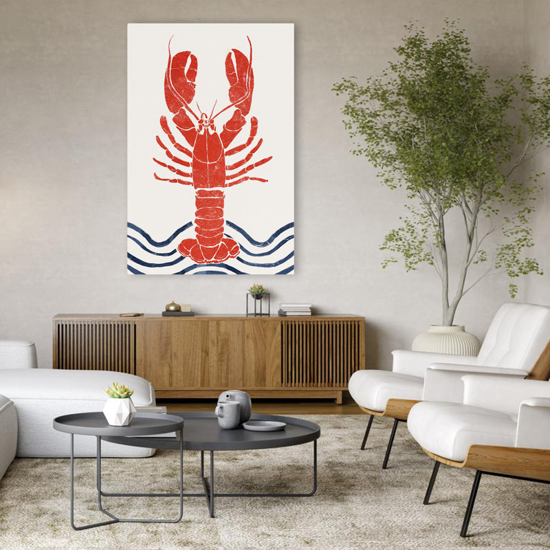 Lobster - Animals Cuisine Fish Lobsters Art, 48" H x 32" W