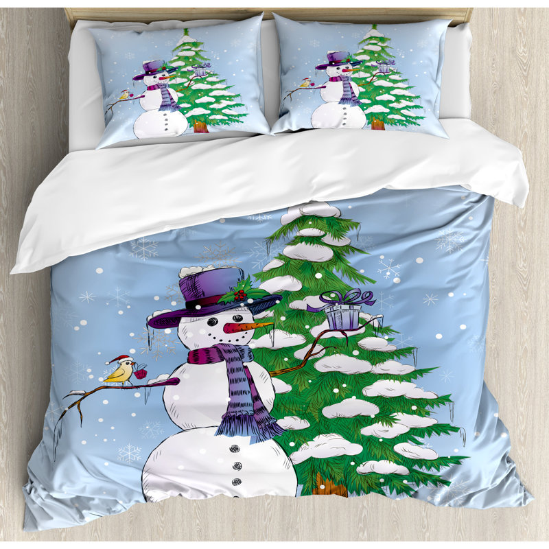 Christmas Modern & Contemporary Duvet Cover, King Duvet Cover