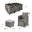Allexia All Weather Wicker/Rattan 10 - Person with Cushions & Parasol-1867521583-1867544103