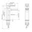 Robinet de salle de bain monotrou avec ensemble de drain Agnes Series-42115112