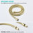 High Shower Head With 5 Functions - Removable Water , Fine Copper Swivel Bracket, Round, Includes Hose And Arm Spray Mode Handheld Polished Golden, Good Heat Resistance, Adjustable Flow, Wall Mounted,-127368554