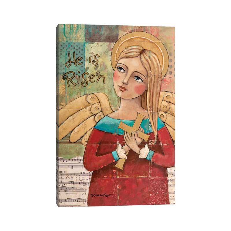 He Is Risen by Teresa Kogut - Painting on Canvas, Wrapped Canvas, 66.04cm H x 45.72cm W x 3.81cm D