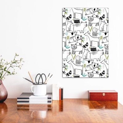 «Everyday Inky Critter I» par Lisa Barlow - impression d'art graphique