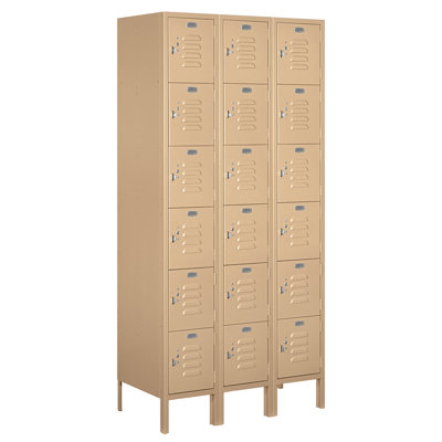 Casier large à 6 étages 3 étages