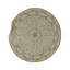 Wool Oriental Area Rug in Stone/Pink