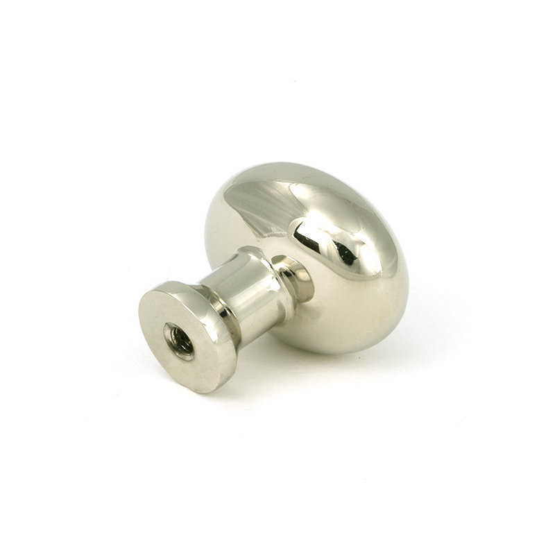 Moore Cabinet Knob, 1.26" Knob Diameter, Polished Nickel