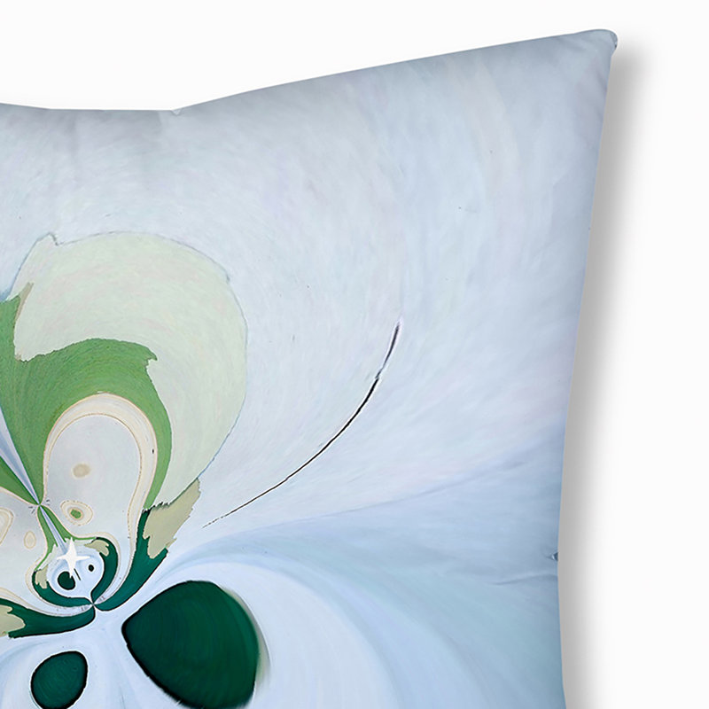 67_Oreiller de sol touffeté à motif papillon bohémien et éclectique, 30 po x 30 po