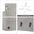 Alessia Solid + Manufactured Wood Wall Organizer-930118561