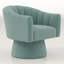 Fauteuil demi-tonneau pivotant de 25,2 po Iryanna-97755418-123185138