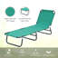 Méridienne pliante de patio, chaise de bronzage d'extérieur