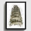 The Leaning Tower of Pisa Italy - Wall Art-23699470-23699471