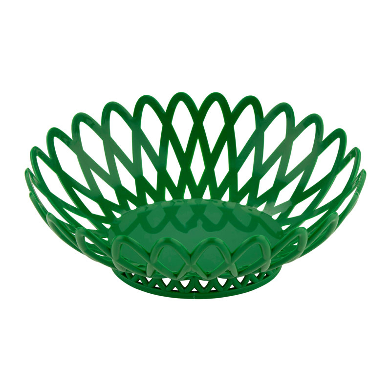 G.E.T. Plastic Oval Serving Basket - PP, Rainforest Green
