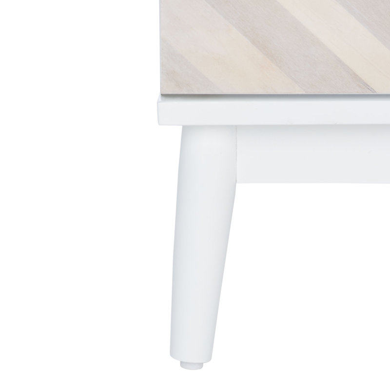 Table de chevet à 2 tiroirs Adelmira