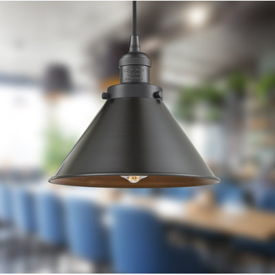 Luminaire suspendu conique 1 lumière Stonecrest
