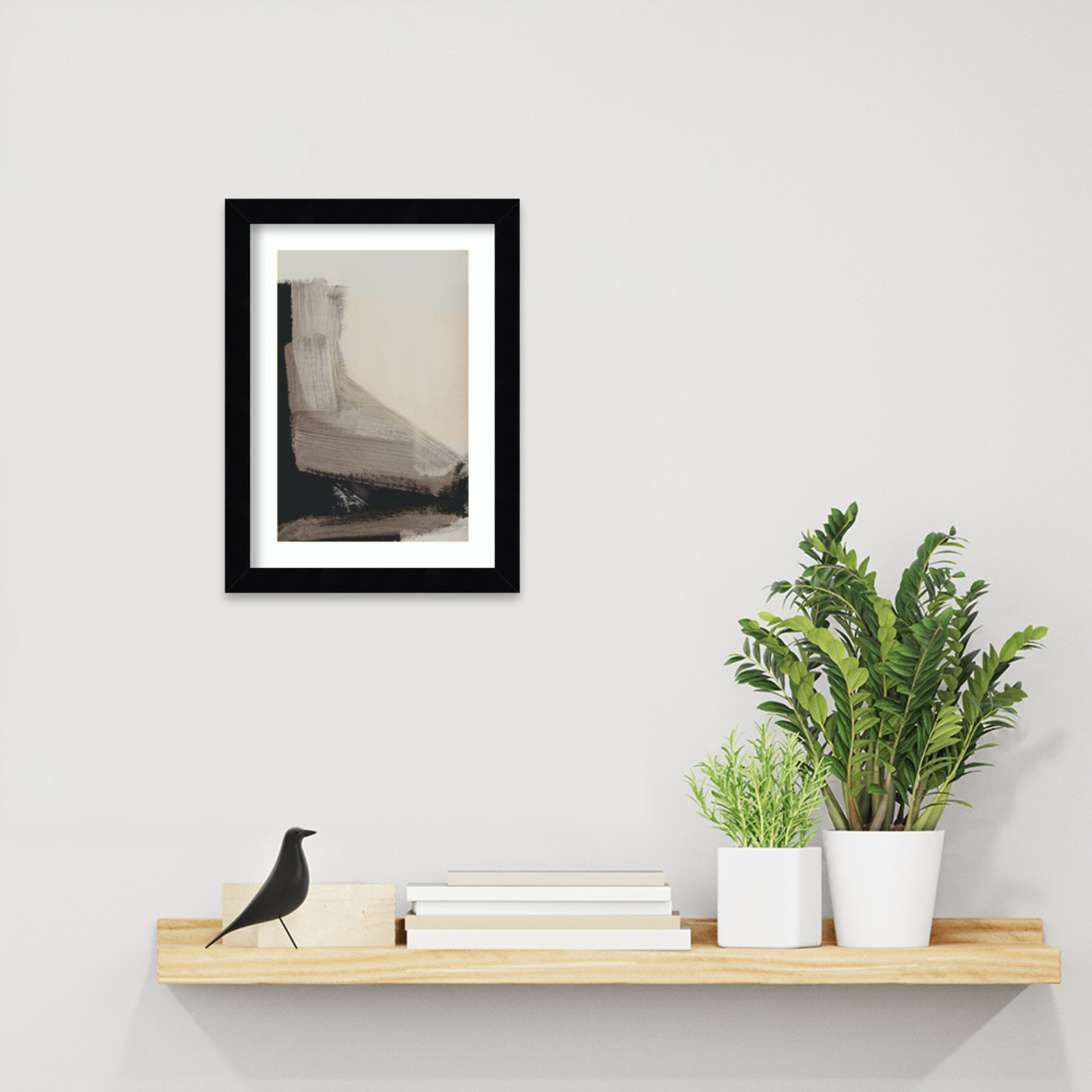 Cleve "Mellow No. 2" Print by Dan Hobday, Black, 13" H x 10" W