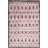 Vintage Rabat Tribal Diamon Pattern Berber Moroccan Ivory Color Shaggy Rug