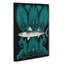 Illustration Of A Blue Mackerel by F.E. Clarke - Wrapped Canvas Painting-55359542